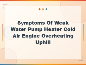 Diagnosing Water Pump Failure Symptoms: Cold Air, Overheating & More